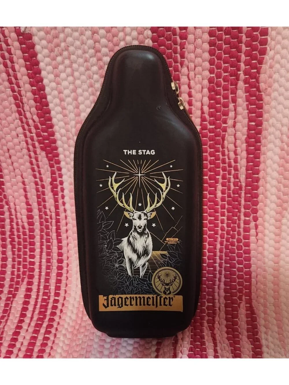 Jägermeister “The Stag” Insulated Protective Hard Case Bottle Carrying Bag
